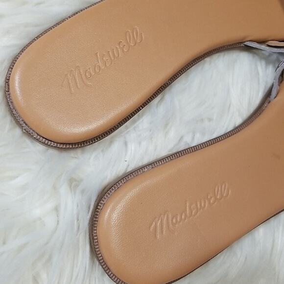 Madewell Tracie Crisscross Snakeskin Print Leather Slide Sandals - Picture 5 of 7